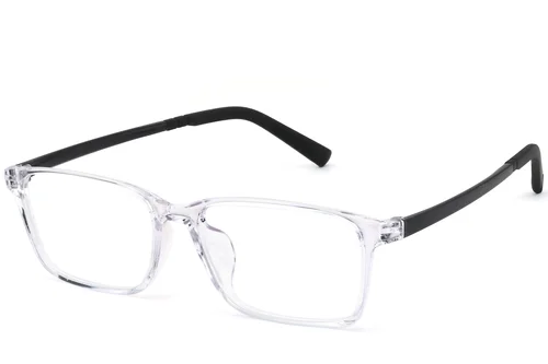 Rectangular Transparent TR90 Glasses #BS0620-0234