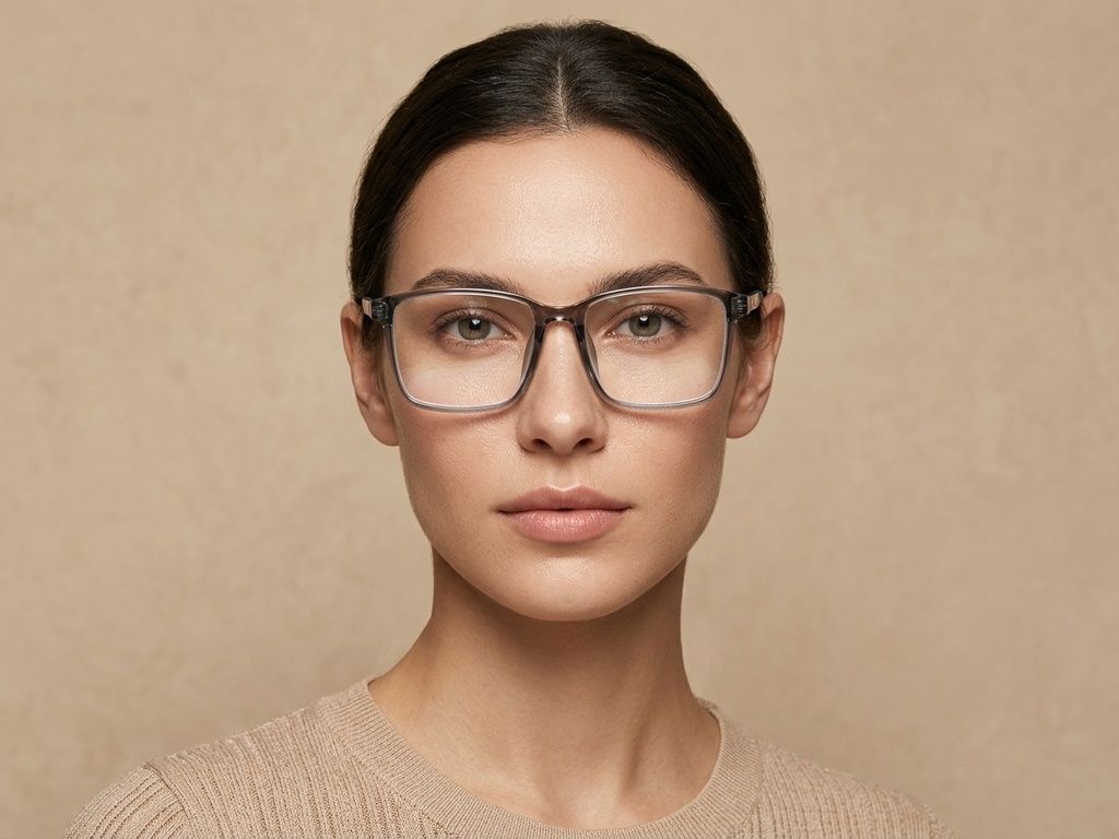 Rectangular Green TR90 Glasses #BS0620-0235
