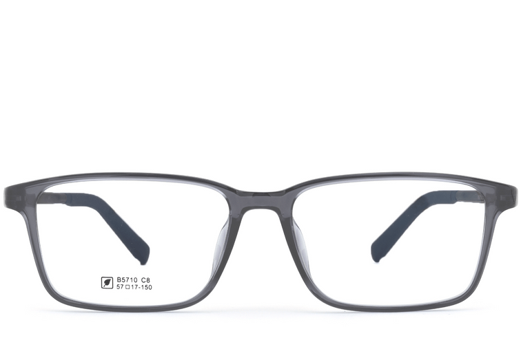 Rectangular Gray TR90 Glasses #BS0620-0236