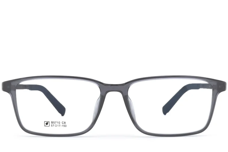 Rectangular Gray TR90 Glasses #BS0620-0236