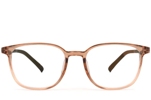 Lunettes rectangulaires marron TR90 #BS0620-0237