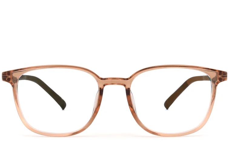 Lunettes rectangulaires marron TR90 #BS0620-0237