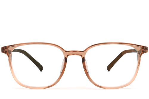 Rectangular Brown TR90 Glasses #BS0620-0237