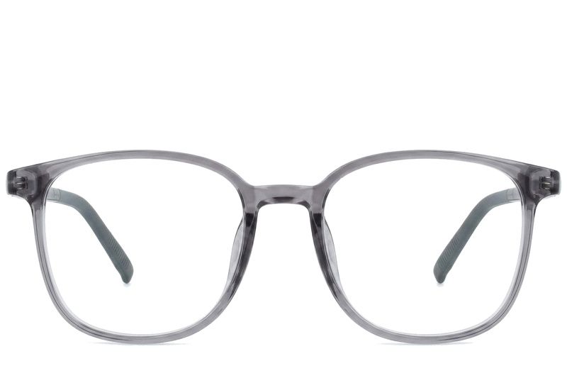Rectangular Gray TR90 Glasses #BS0620-0238