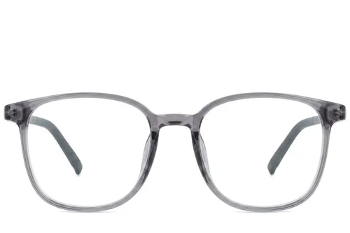 Lunettes rectangulaires grises TR90 #BS0620-0238