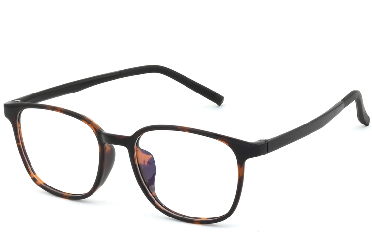 Rectangular Tortoiseshell TR90 Glasses #BS0620-0239