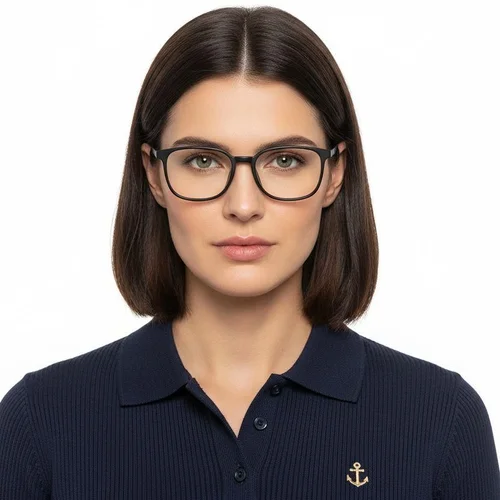 Lunettes rectangulaires noires TR90 #BS0620-0240
