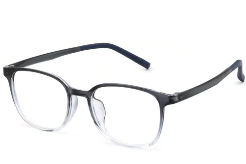 Lunettes rectangulaires bleues TR90 #BS0620-0241