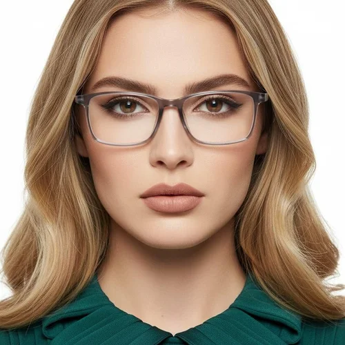 Lunettes rectangulaires grises TR90 #BS0620-0245