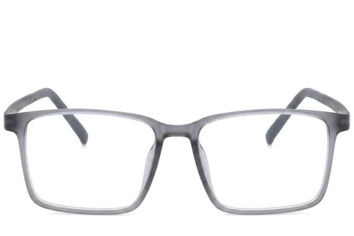 Lunettes rectangulaires grises TR90 #BS0620-0246