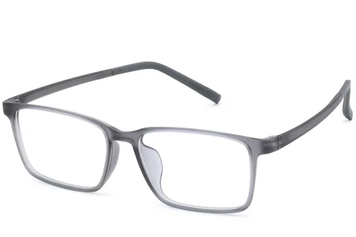 Lunettes rectangulaires grises TR90 #BS0620-0246