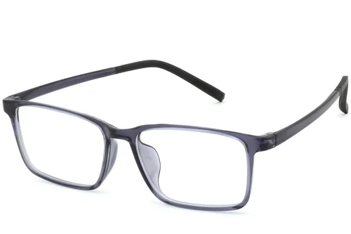 Lunettes rectangulaires bleues TR90 #BS0620-0248