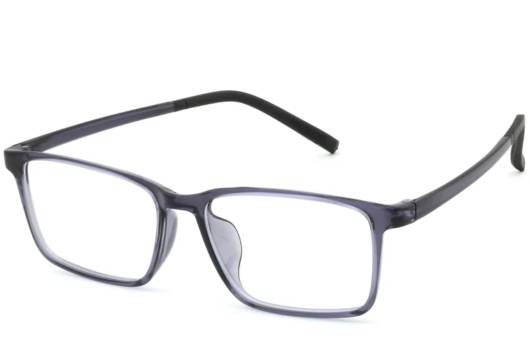 Lunettes rectangulaires bleues TR90 #BS0620-0248