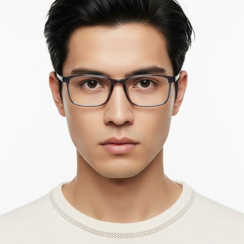 Rectangular Blue TR90 Glasses #BS0620-0248