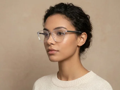 Lunettes rectangulaires transparentes TR90 #BS0620-0250