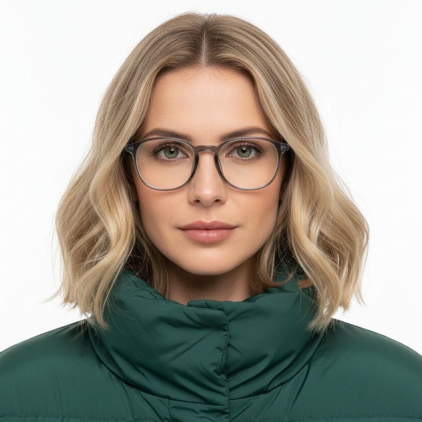 Rectangular Green TR90 Glasses #BS0620-0251