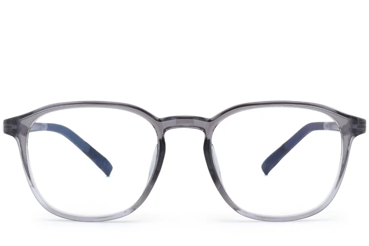 Rectangular Gray TR90 Glasses #BS0620-0252