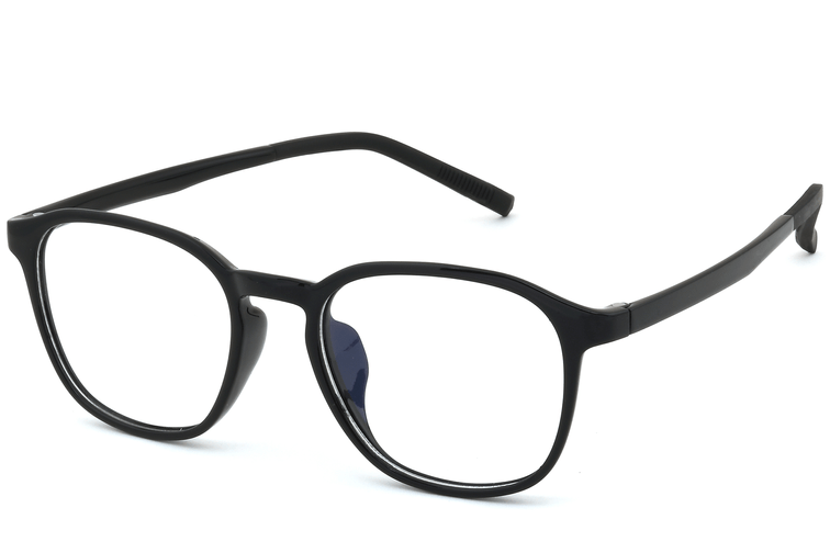 Rectangular Black TR90 Glasses #BS0620-0253