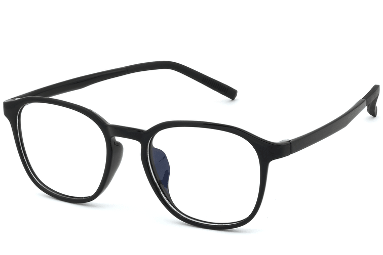 Gafas rectangulares negras TR90 #BS0620-0253