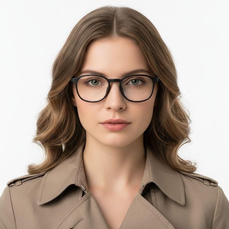 Gafas rectangulares negras TR90 #BS0620-0253