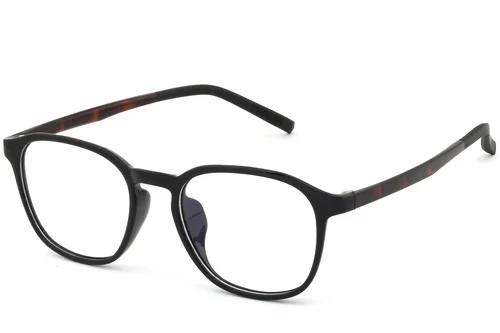 Lunettes rectangulaires noires TR90 #BS0620-0254