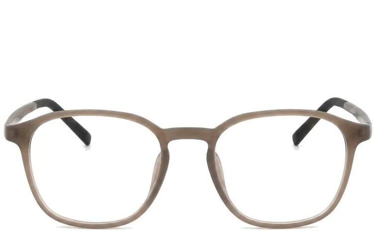 Occhiali rettangolari in TR90 marrone #BS0620-0255