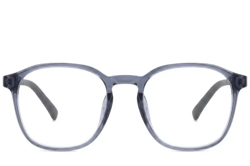 Lunettes rectangulaires bleues TR90 #BS0620-0256