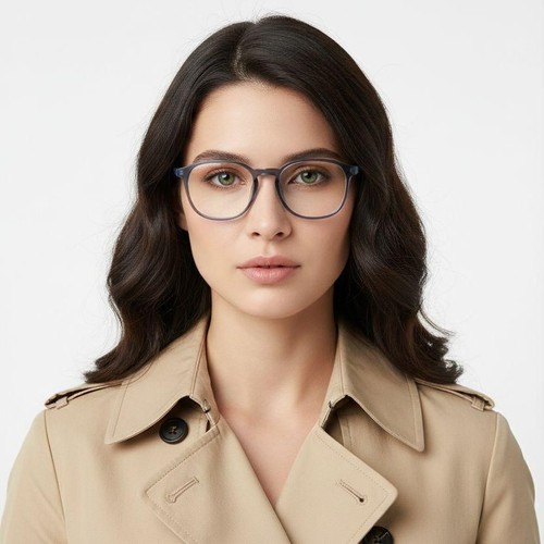 Rectangular Blue TR90 Glasses #BS0620-0256