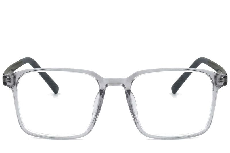 Gafas rectangulares grises TR90 #BS0620-0257