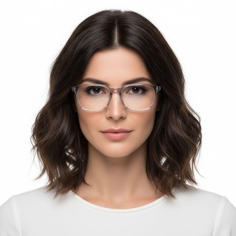 Rectangular Gray TR90 Glasses #BS0620-0257