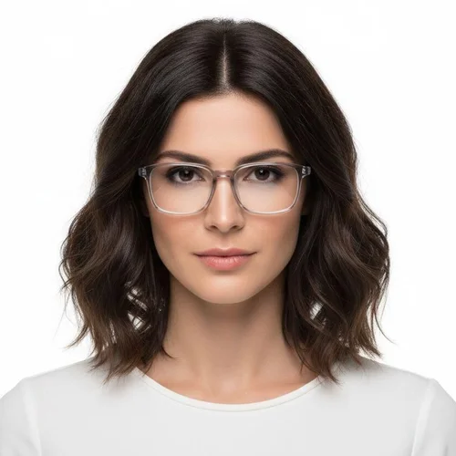 Lunettes rectangulaires grises TR90 #BS0620-0257