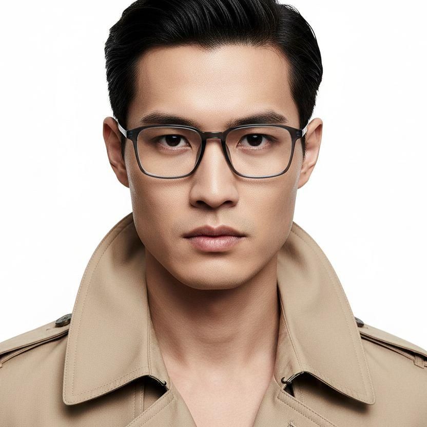 Rectangular Blue TR90 Glasses #BS0620-0261