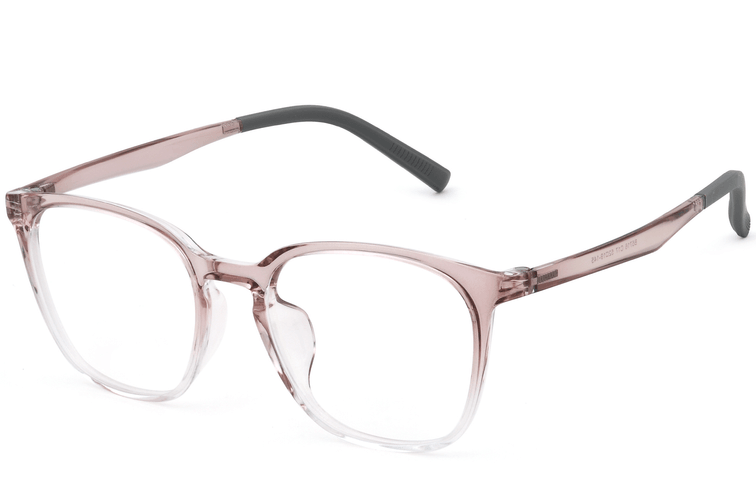 Gafas rectangulares TR90 rosas #BS0620-0262