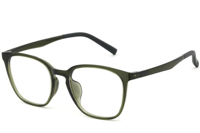 Rectangular Green TR90 Glasses #BS0620-0263