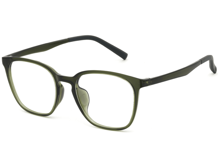 Gafas rectangulares TR90 verdes #BS0620-0263