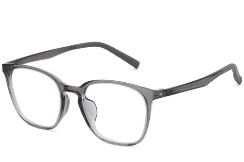 Lunettes rectangulaires grises TR90 #BS0620-0265