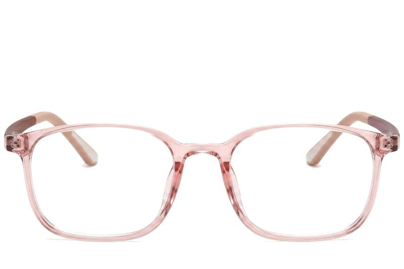 Rectangular Pink TR90 Glasses #BS0620-0281
