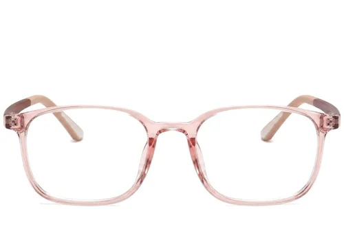 Lunettes rectangulaires roses TR90 #BS0620-0281