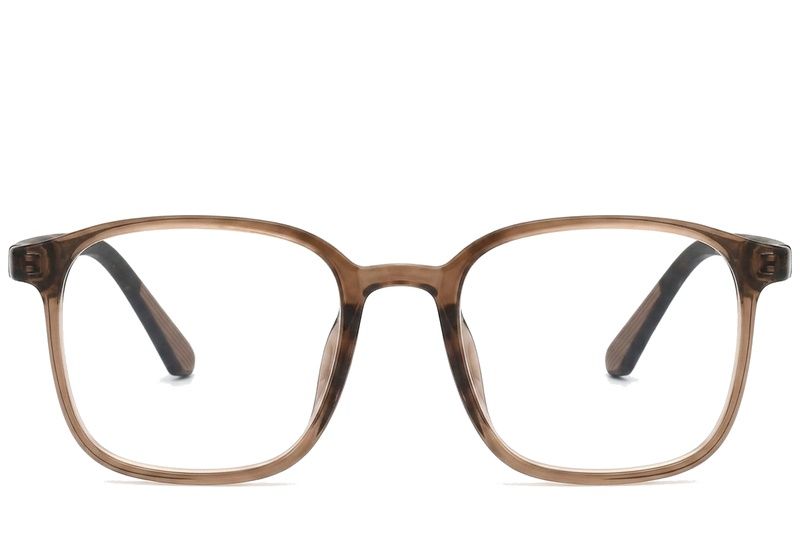 Rectangular Brown TR90 Glasses #BS0620-0282