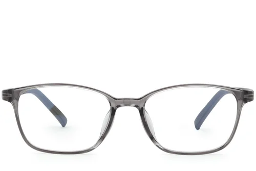 Lunettes rectangulaires grises TR90 #BS0620-0284