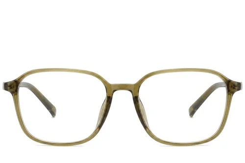 Lunettes rectangulaires vertes TR90 #BS0620-0288