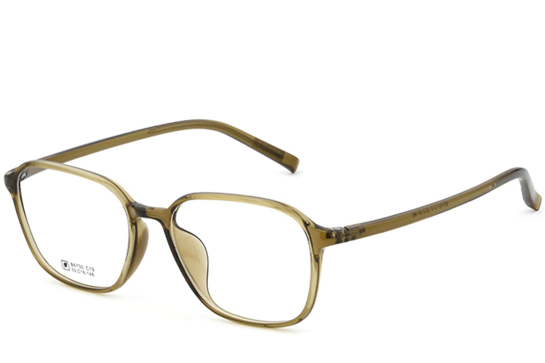 Rectangular Green TR90 Glasses #BS0620-0288