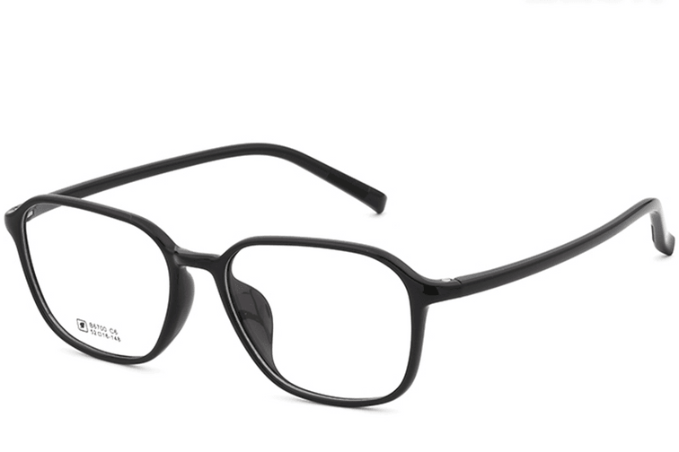 Rechteckige graue TR90-Brille #BS0620-0292