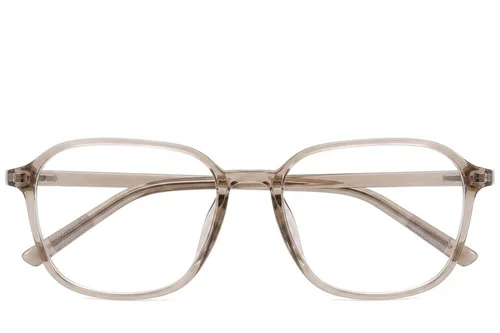 Lunettes rectangulaires marron TR90 #BS0620-0293