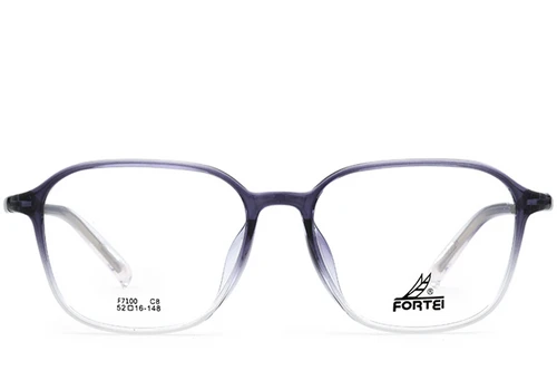Rechteckige violette TR90-Brille #BS0620-0294