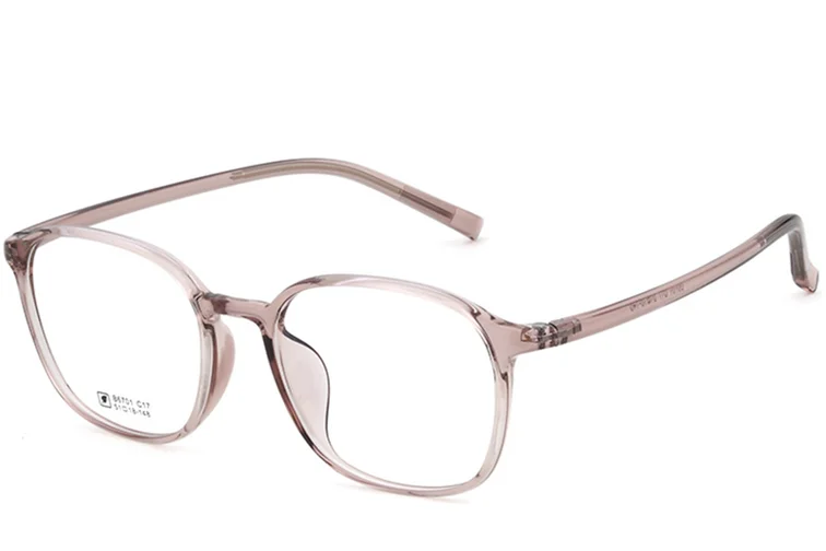 Lunettes rectangulaires roses TR90 #BS0620-0295