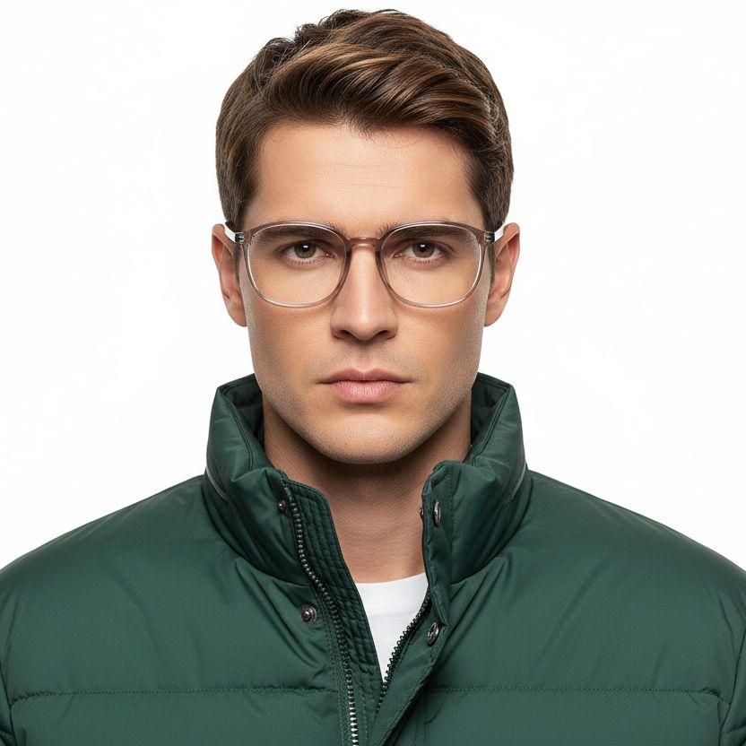 Rectangular Pink TR90 Glasses #BS0620-0295