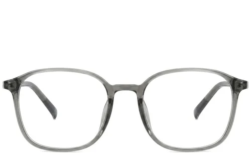 Lunettes rectangulaires grises TR90 #BS0620-0296