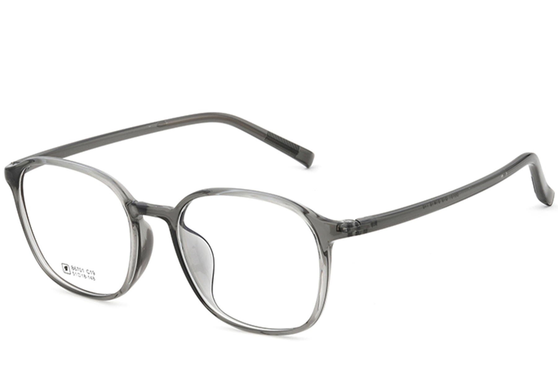 Rectangular Gray TR90 Glasses #BS0620-0296