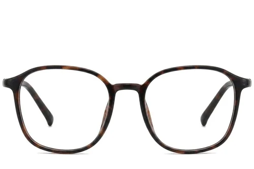 Lunettes rectangulaires écaille de tortue TR90 #BS0620-0297